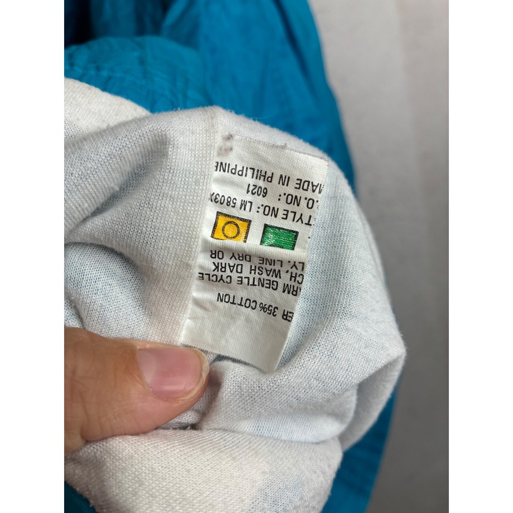 Vintage Pacific Trail Windbreaker Jacket Teal Purple 90s Retro Full Zip Small - Picture 5 of 10
